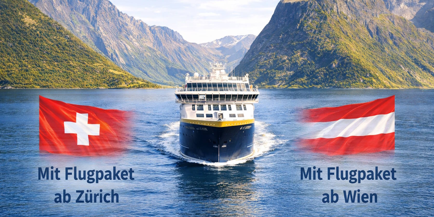 Havila mit Flügen ab Wien und Zurich