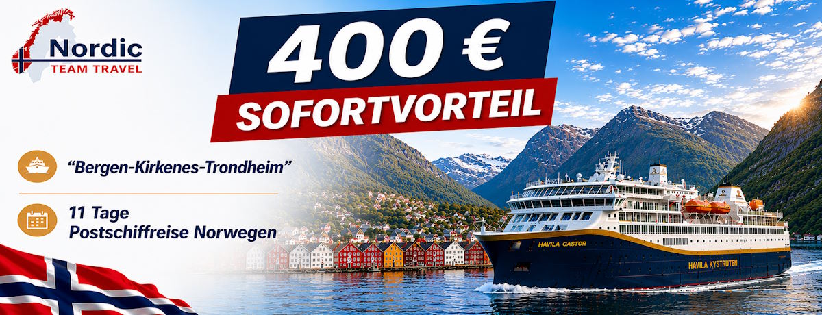 Havila Postschiffreise BKT mit Sofortvorteil