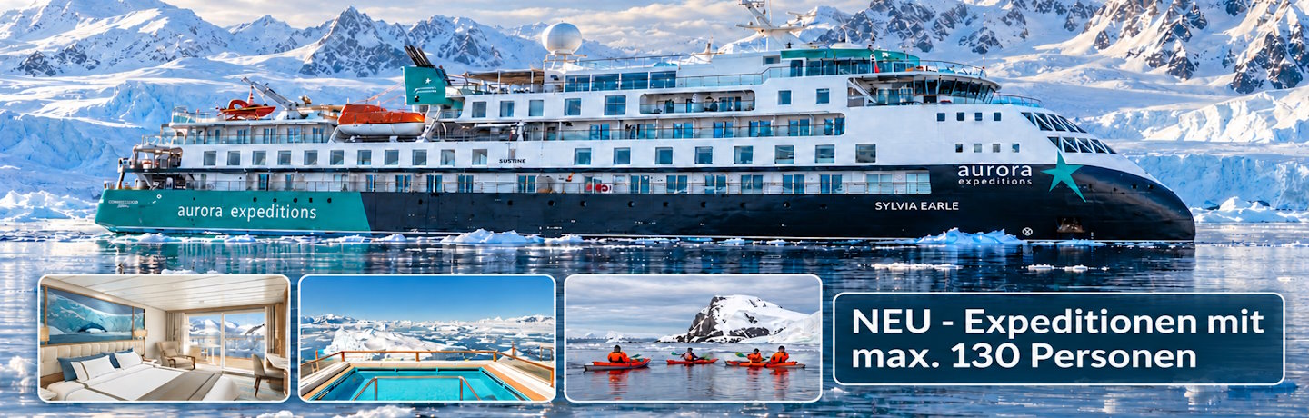 Aurora Expeditions - Expeditionen mit kleinen Schiffen