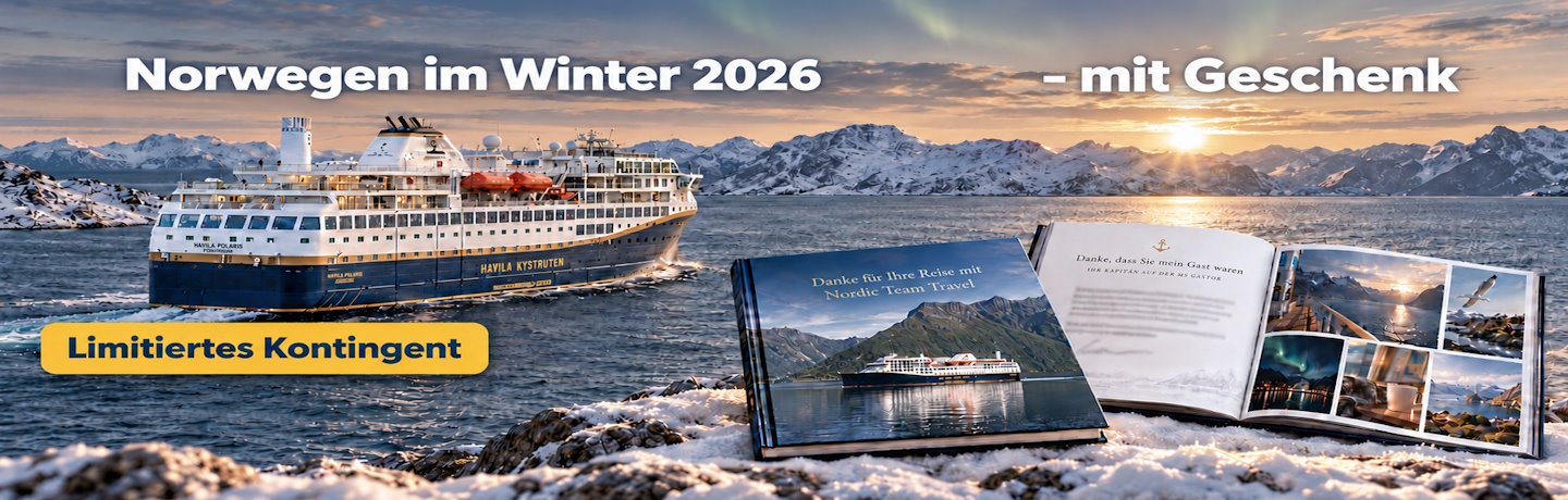 Für Kurzentschlossene: Norwegen im Winter - mit Geschenk 