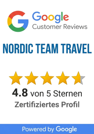 Google Kundenbewertungen für Nordic Team Travel - 4.8 von 5 Sternen