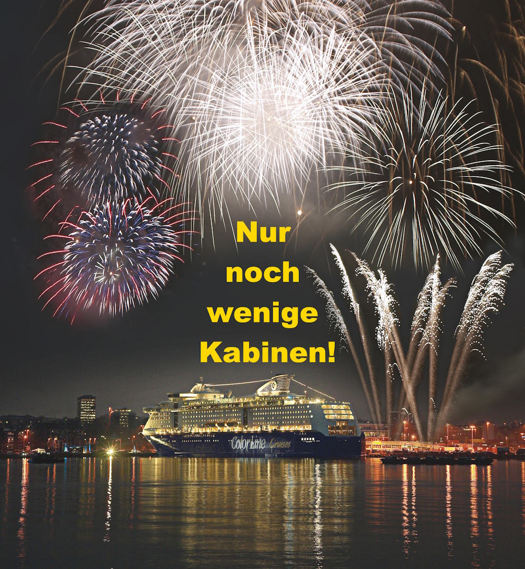 Weihnachten & Silvester: Color Line Silvester Teaser Restplaetze