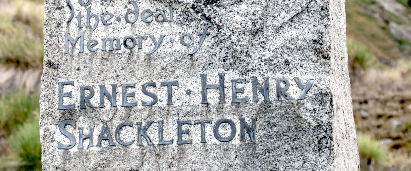 Expeditionen: ErnestShackleton Grabstein