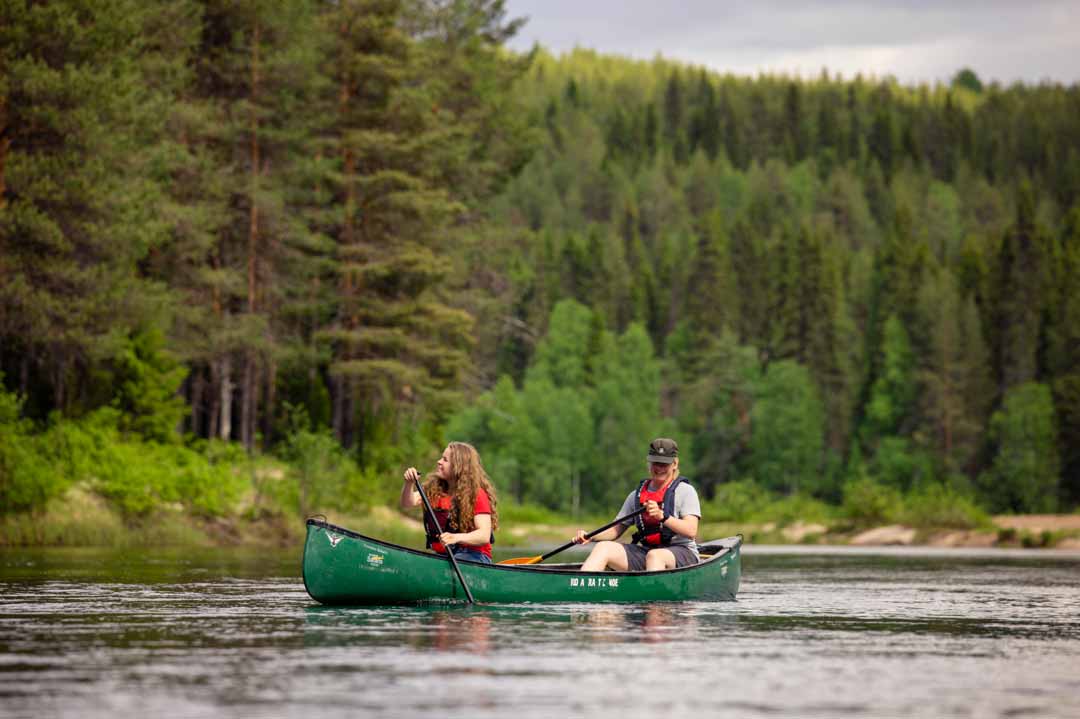 Sommer: Finnland   Kuusamu Kanutour Foto kuusamosafaris