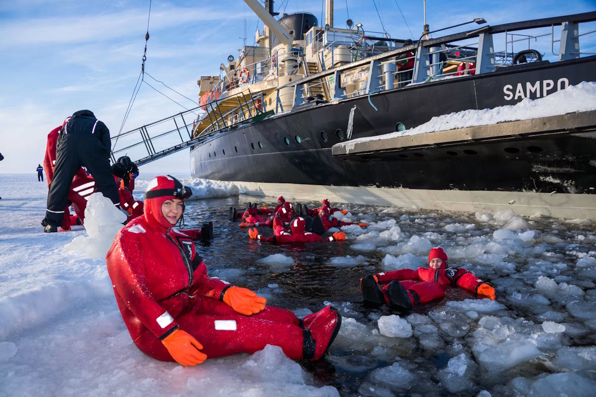 Sommer: Finnland Kemi Sampo Eisbrecher Foto finlandtodo