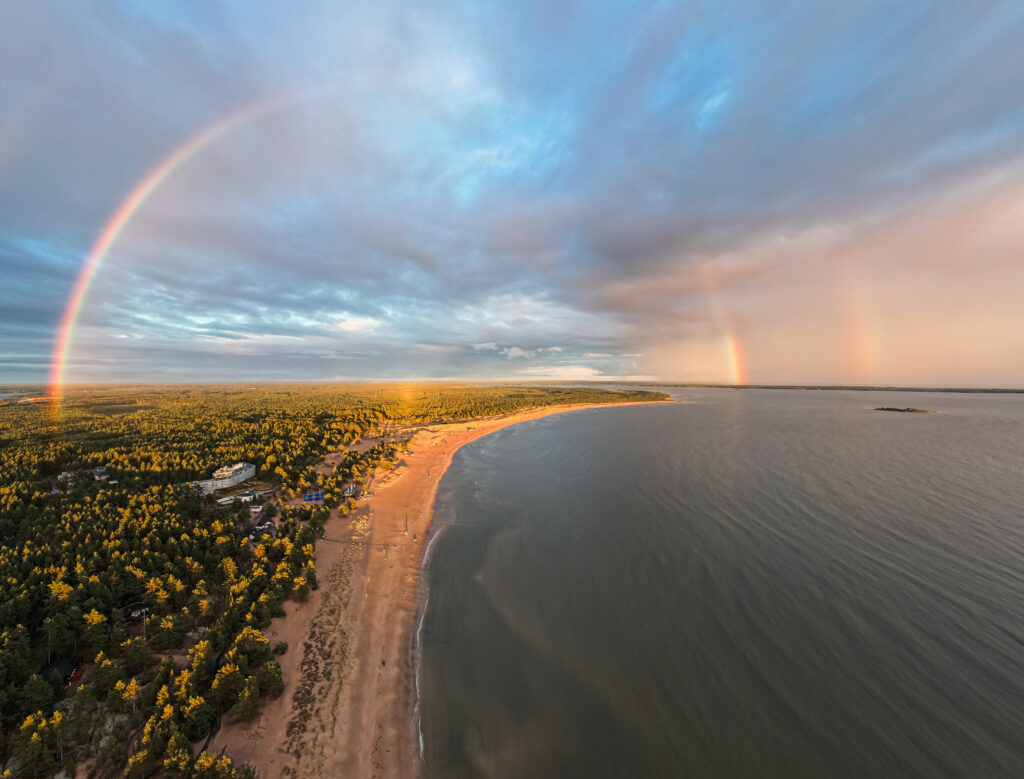 Sommer: Finnland Pori Yteri Strand visit yyteri