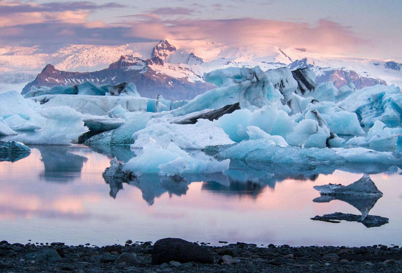 Rundreisen: Gletscher Joekulsarlon Island