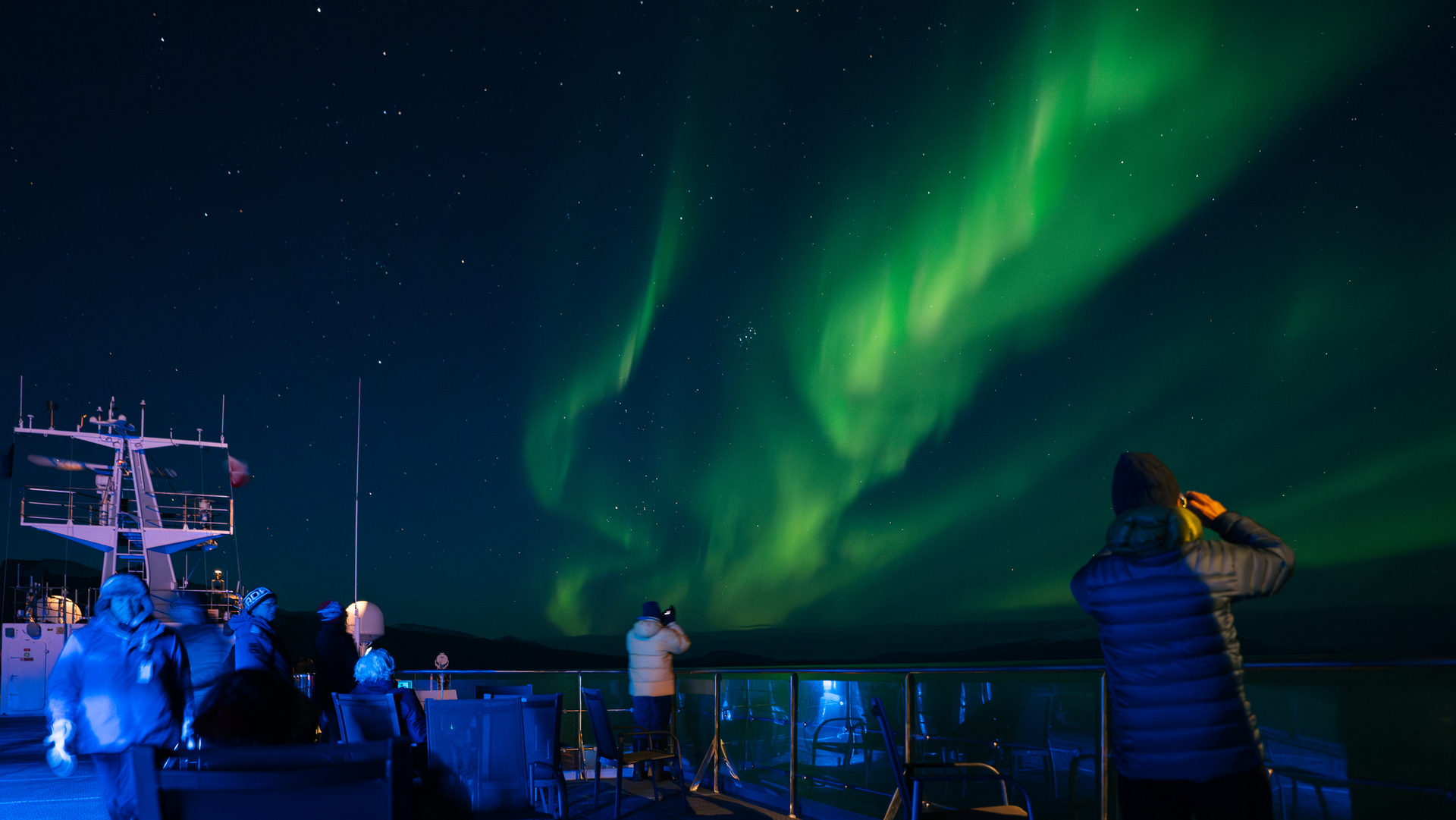 Expeditionen: Greenland Segels llskapet Fjord Northern Lights HX  Photo Kay Fochtmann