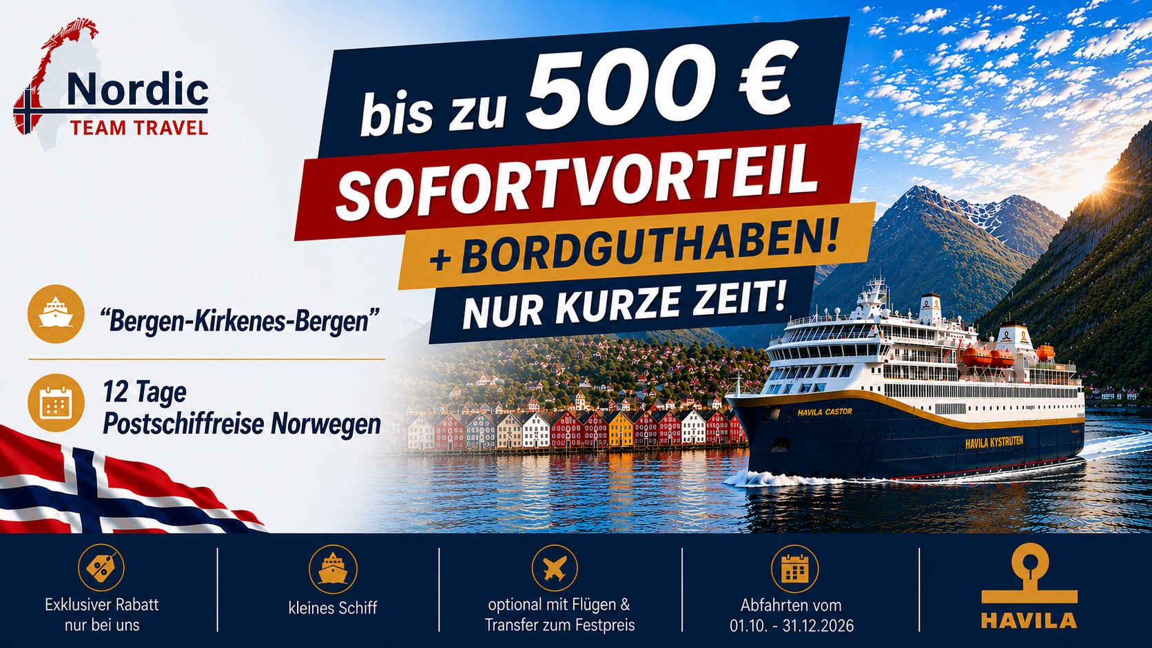 Schn&auml;ppchen: Havila BKB   quer