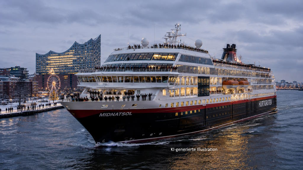 Weihnachten & Silvester: Hurtigruten Midnatsol Reise ab Hamburg