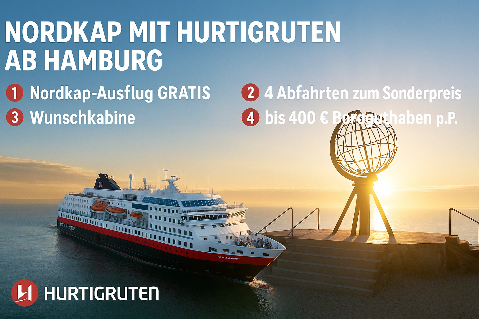 Hurtigruten: Hurtigruten Teaserrbild ab HH