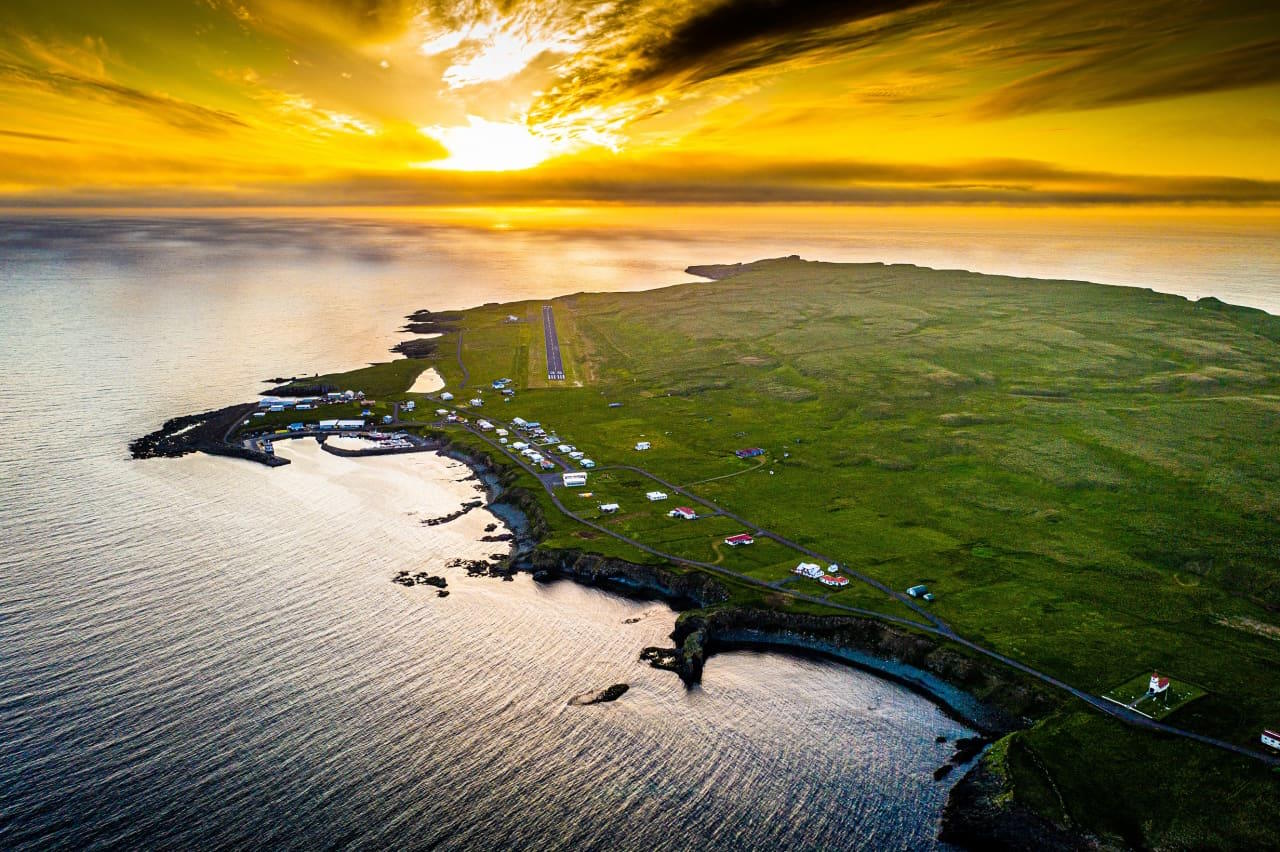 Rundreisen: Island Grimsey Island
