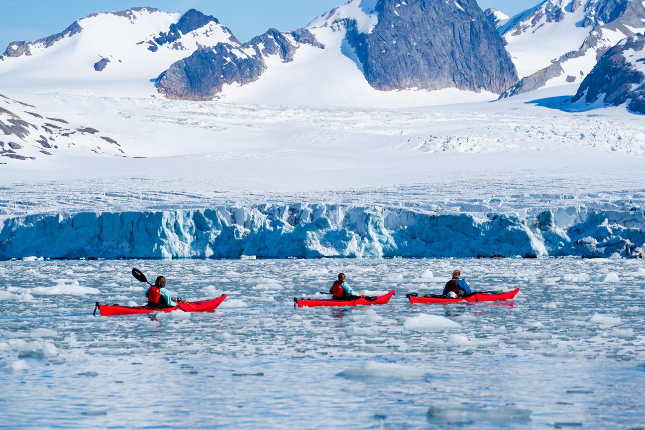 Expeditionen: Kajak fahren als Ausflug in Svalbard