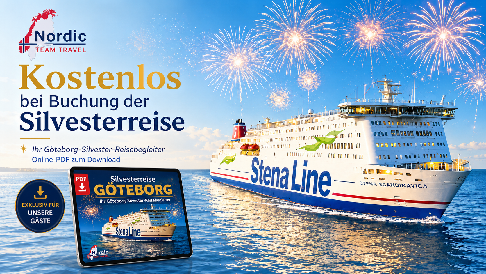 Mini Kreuzfahrten: Kostenloser Goeteborg Silvester Reisebegleiter