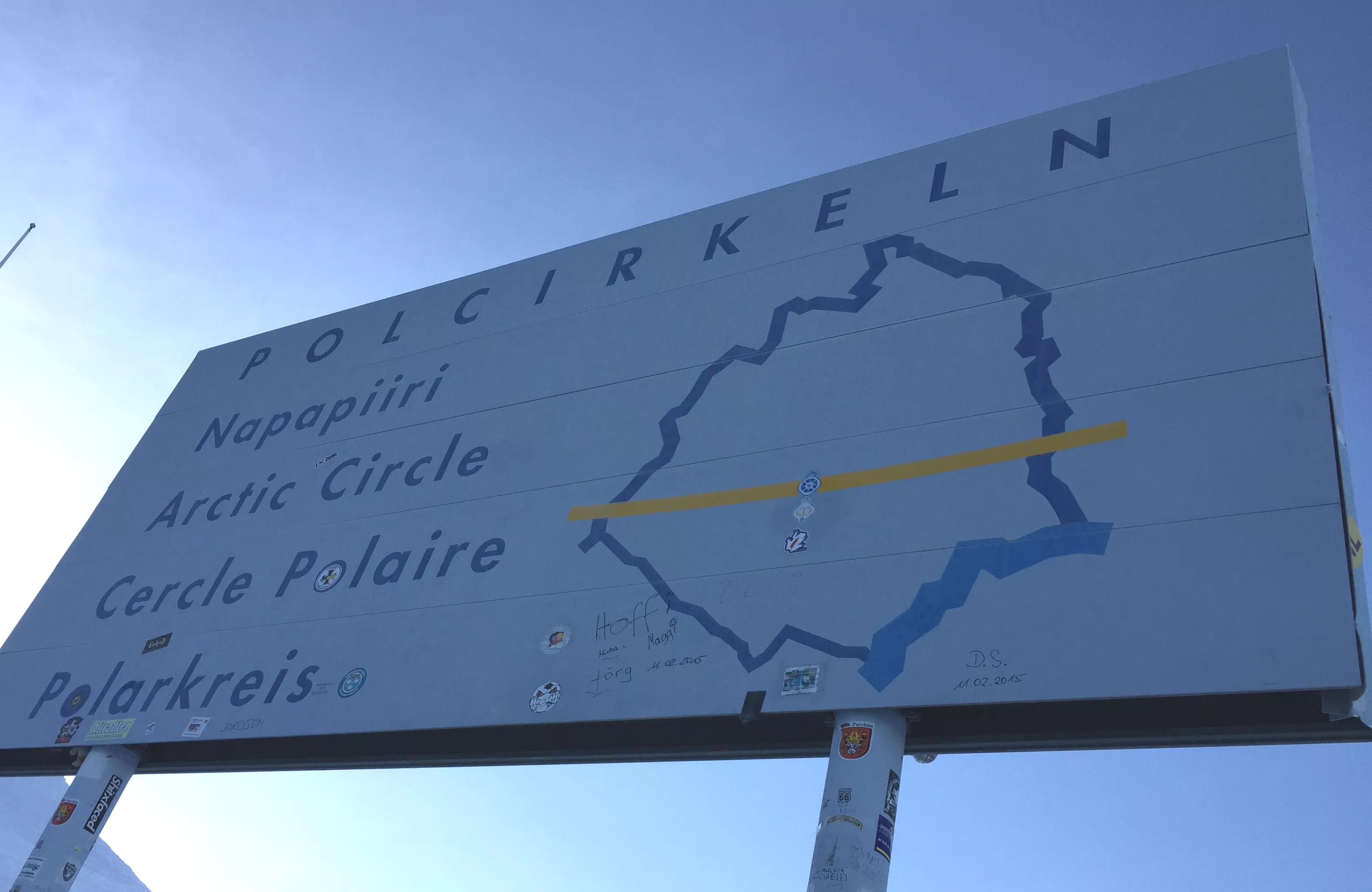 Schn&auml;ppchen: Langes Wochenende am Polarkreis polarkreistafel