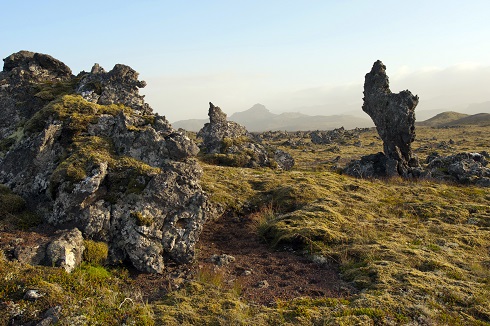 Rundreisen: Lava field