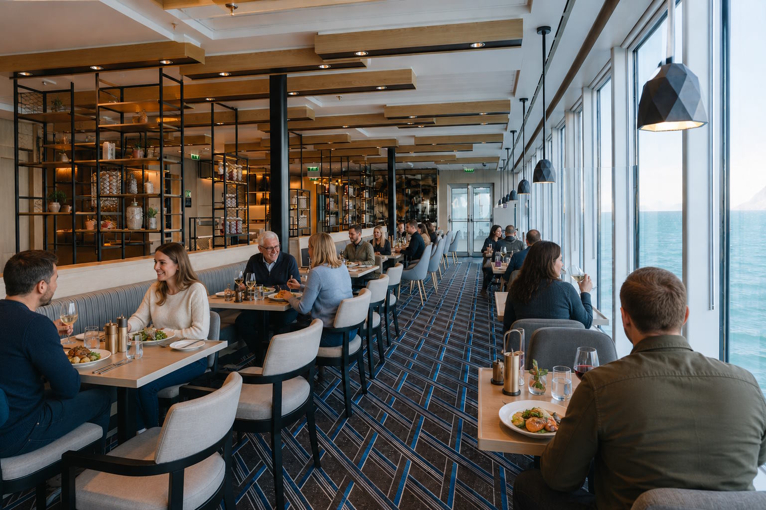 Expeditionen: MS Roald Amundsen AUNE Restaurant