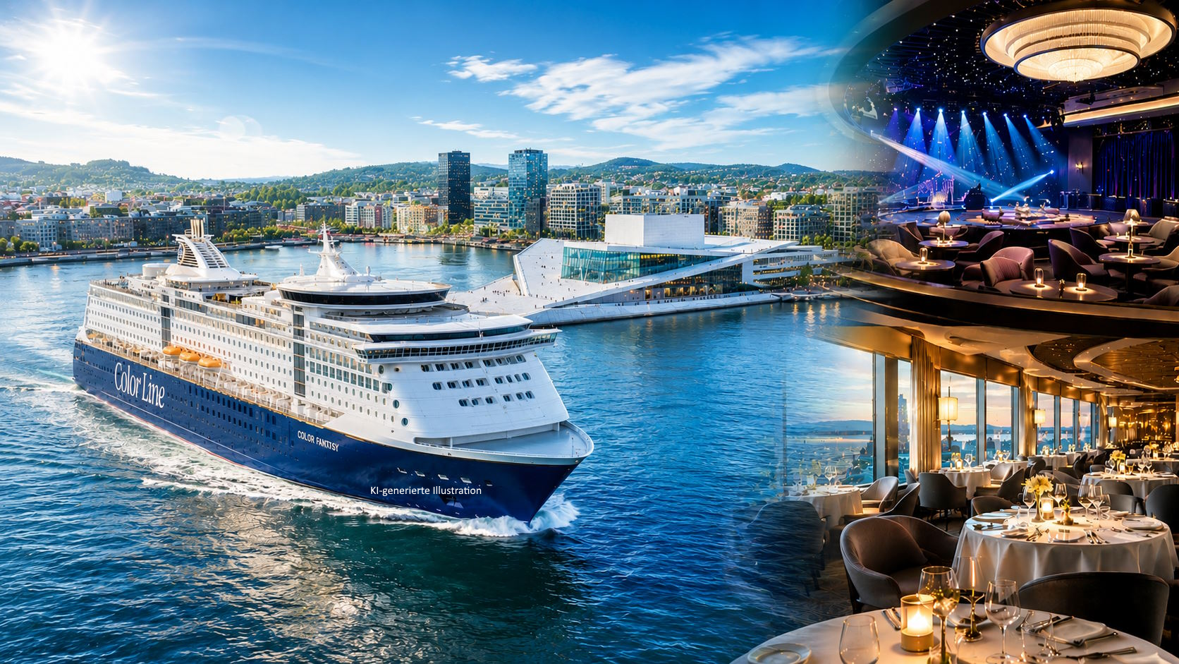 Color Line: Minikreuzfahrt von kiel nach oslo my magic day bbf