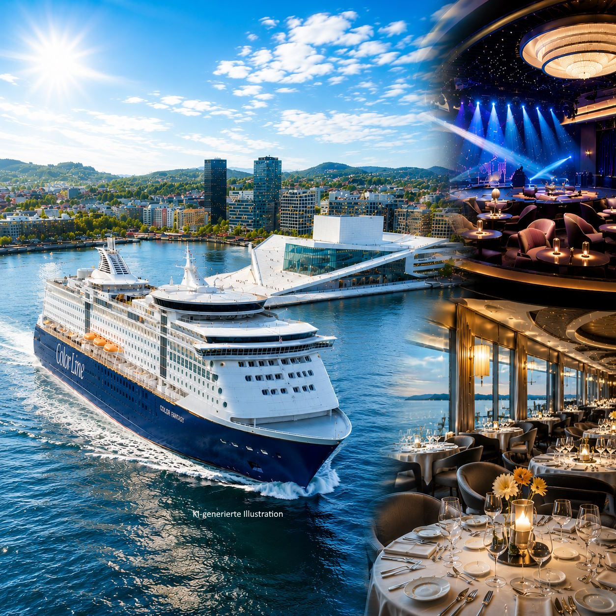 Color Line: Minikreuzfahrt von kiel nach oslo my magic dayteaser