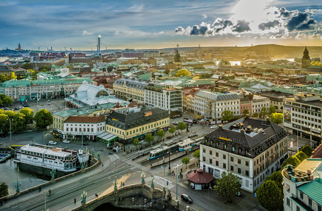 Rundreisen: skyline goeteborg per pixel petersson magebank