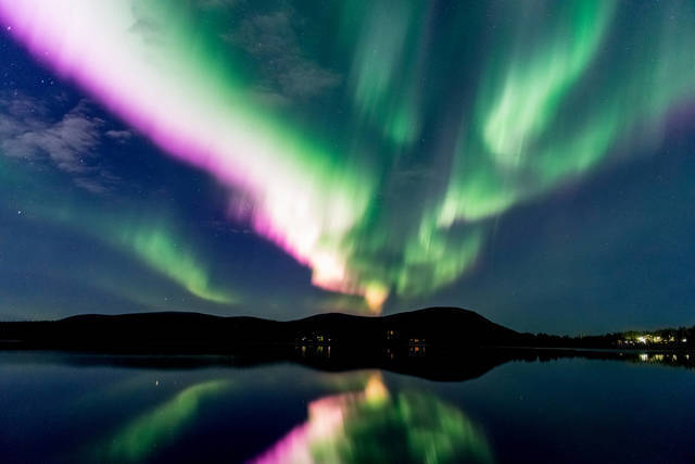 Weihnachten & Silvester: nordlicht finland markus kiili 