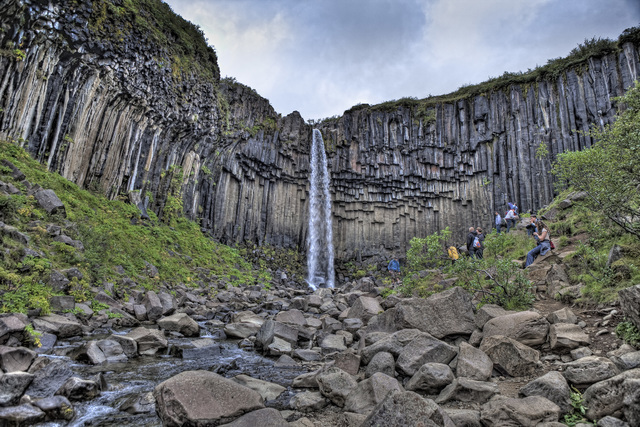 Winter: svartifossCARagnarThSigurdsson Visiticeland