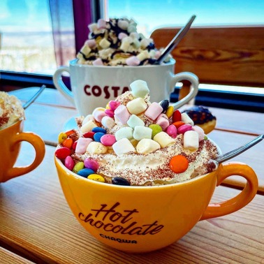 Sommer: Norwegen Trysil Fjellgrillen Hot Chocolate