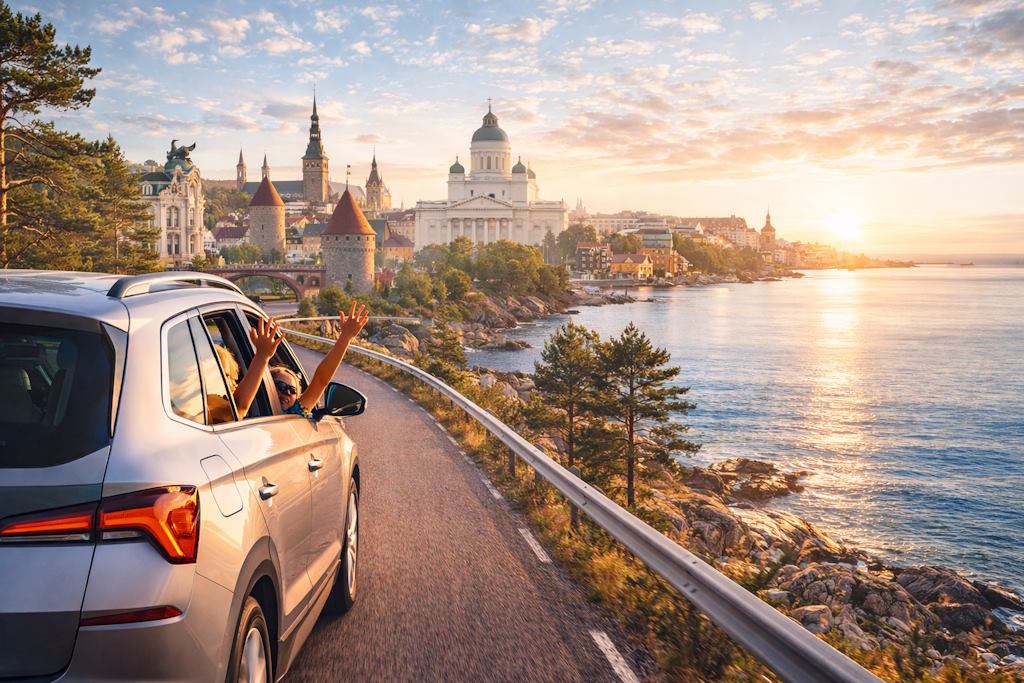 Sommer: PKW Rundumdie Ostsee