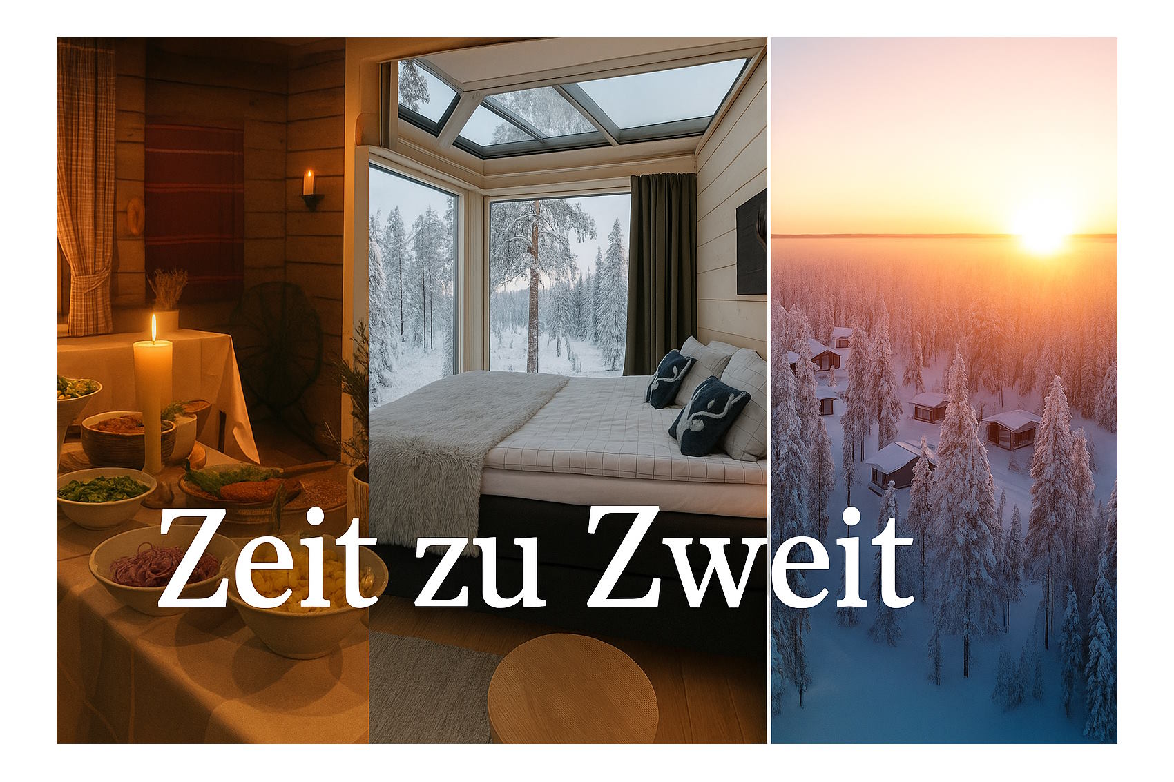 Winter: Romantikpaket mit Rahmen