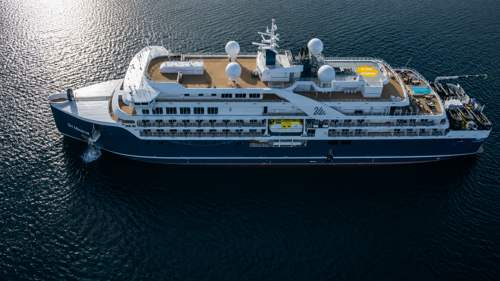 Swan Hellenic: SH Vega von oben