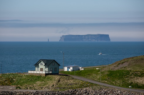 Rundreisen: Skagafjordur view on Drangey