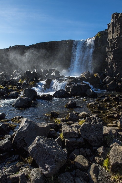 Rundreisen: Thingvellir waterfall()