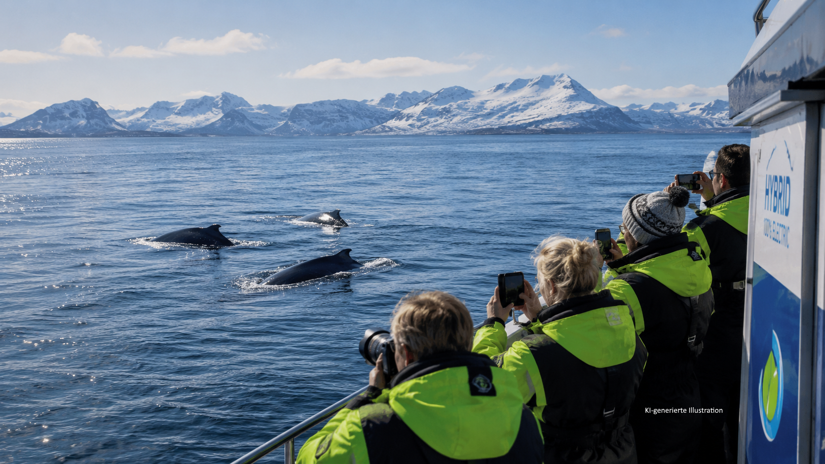 Nordlichter: Walbeobachtung Arctic Panorama Lodge