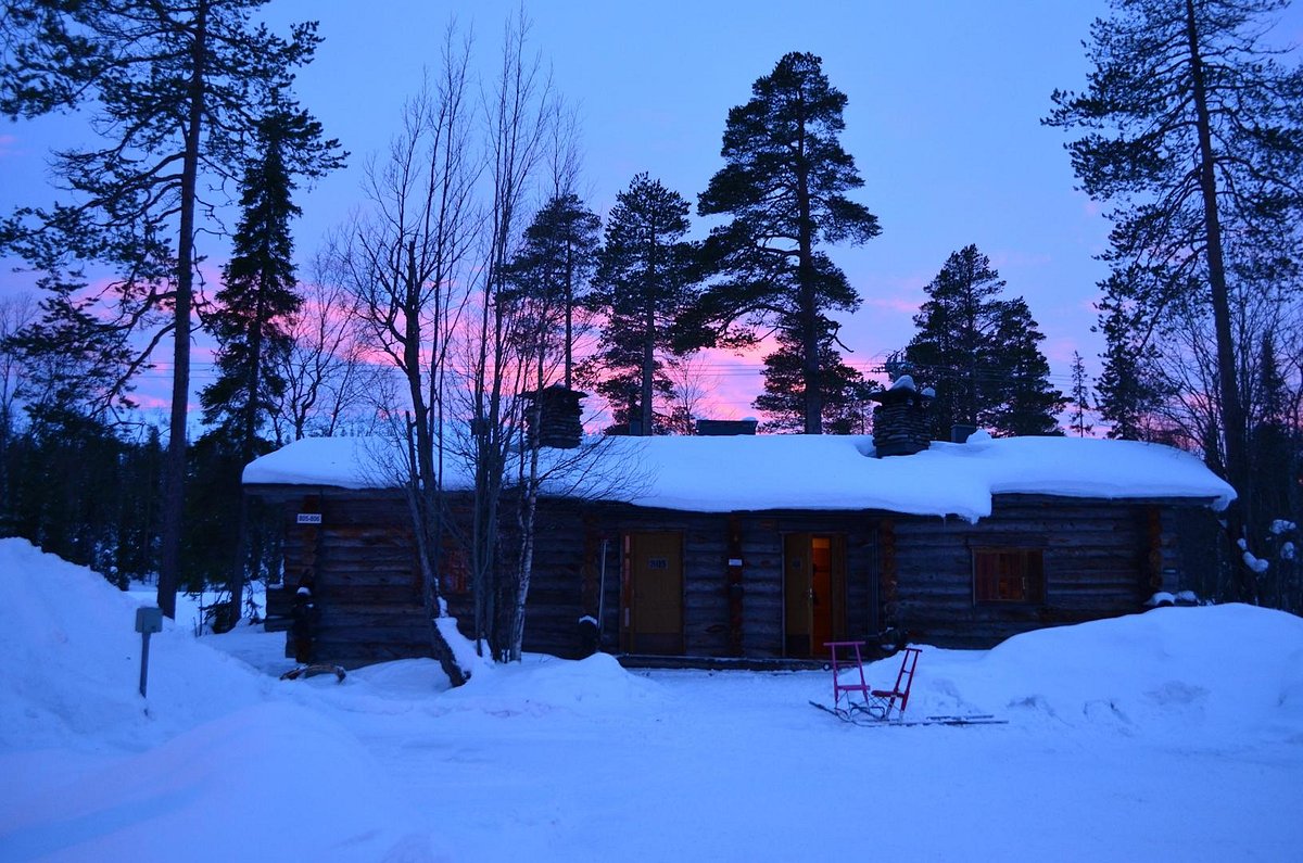 Winter: lapland hotel luostotunturi Blockhaus
