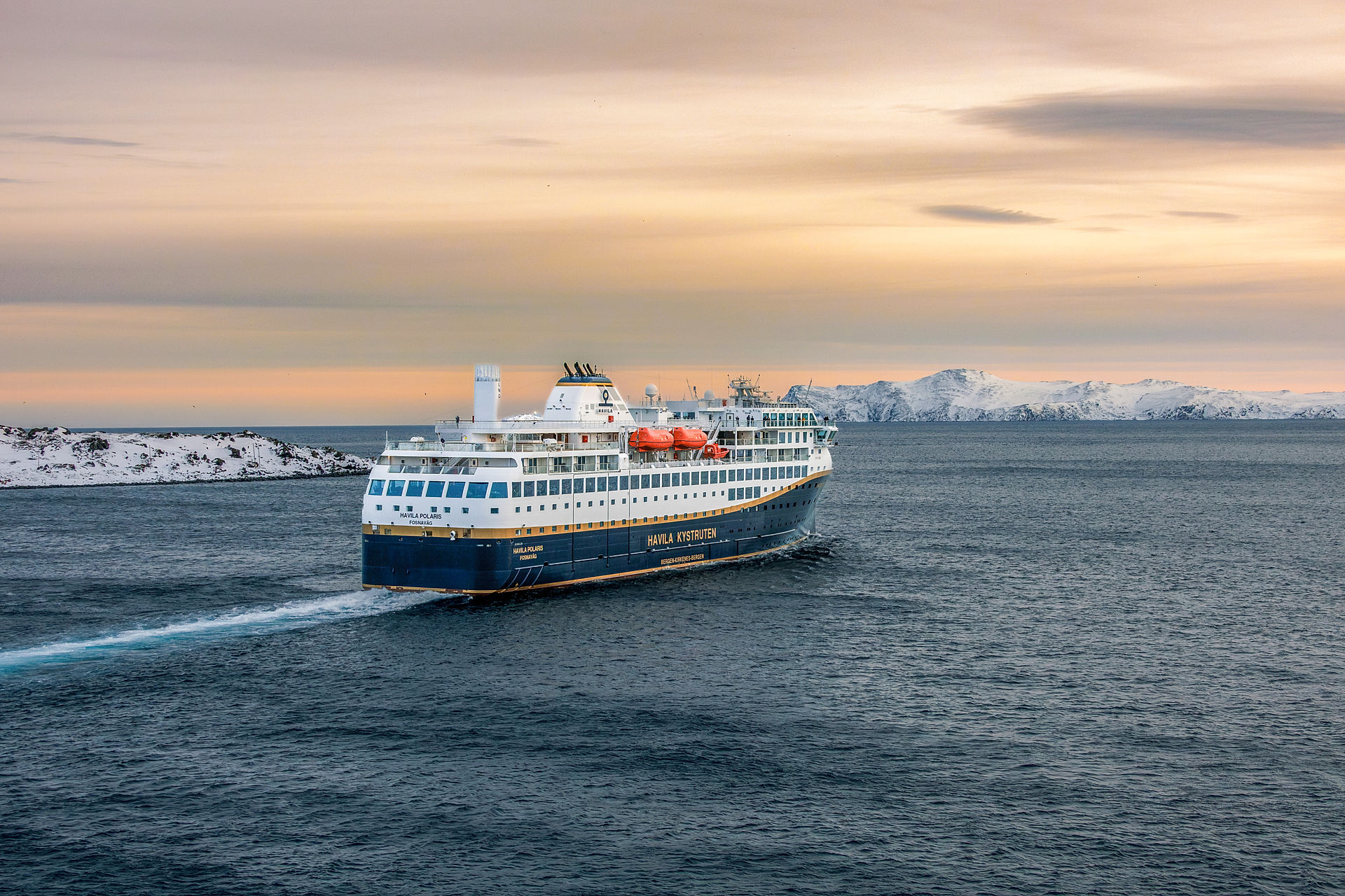Havila: ship winter gold